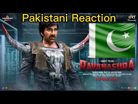 Ravanasura Movie Trailer Review By Pakistani | Mass Maharaja Ravi Teja | Sushanth | Sudheer Varma |