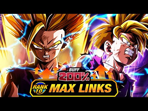 THE BEST EZA IN DOKKAN!! LEVEL 10 LINKS 100% EZA LR AGL SSJ2 GOHAN! (DBZ: Dokkan Battle)