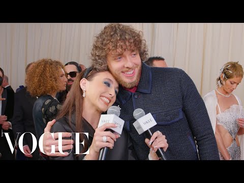 Jack Harlow &amp; Emma Chamberlain Reunite at the Met Gala | Met Gala 2023 With Emma Chamberlain