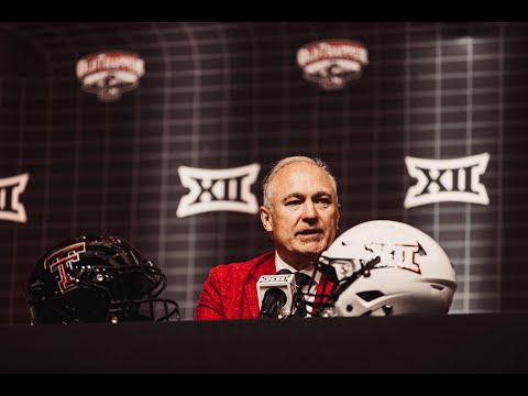 Texas Tech Football: Big 12 Media Day McGuire Press Conference | 2023