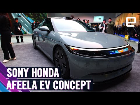 I played PS5 inside Sony and Honda&#039;s Afeela EV concept at CES 2024