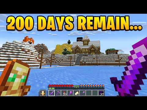 Just 200 Days REMAIN in HARDCORE Minecraft...