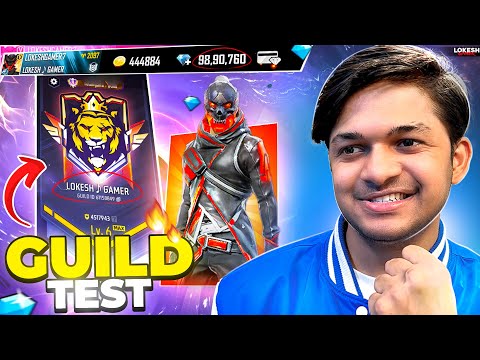 Sunday Special Live India&#039;s Top 1 V Badge Guild Test - Lokesh Gamer