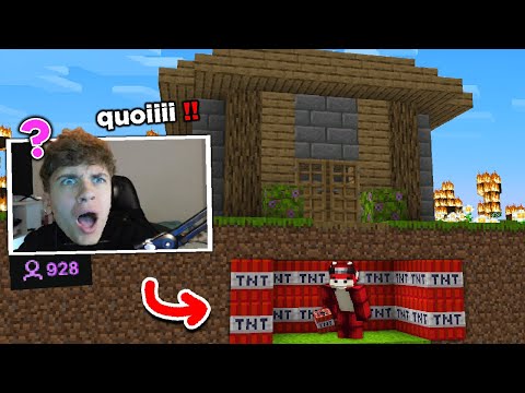 J&#039;ai Secrètement Infiltré le Minecraft de ce Streameur pour le TROLL