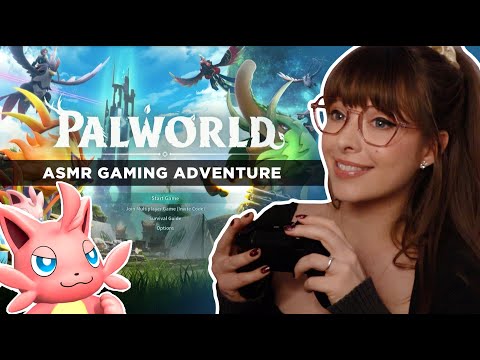 ASMR 🎮 Let&#039;s Play Palworld Together!!! 🌎 Whispered Gaming with XBOX Controller Button Clicks ݁₊ ⊹