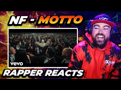 RAPPER REACTS to NF - MOTTO (Official Music Video)