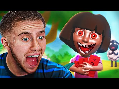DORA L&#039;EXPLORATRICE version HORREUR ! 😨 (Amanda The Adventurer)