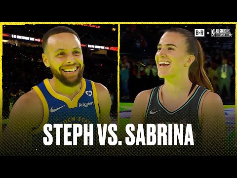 Stephen Curry vs. Sabrina Ionescu Full 3-Point Challenge | 2024 NBA All-Star Weekend