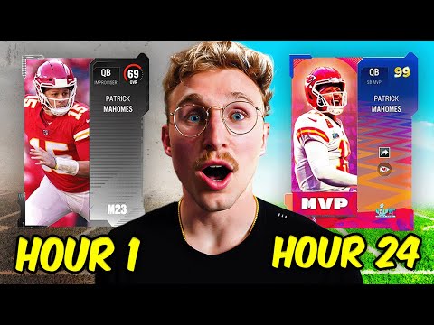 24 Hours To Build The BEST Madden Team!