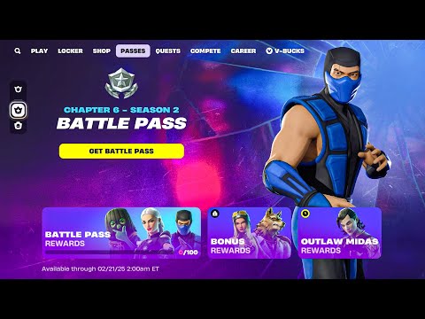 FULL Fortnite Chapter 6 Season 2 Battle Pass Showcase..!!