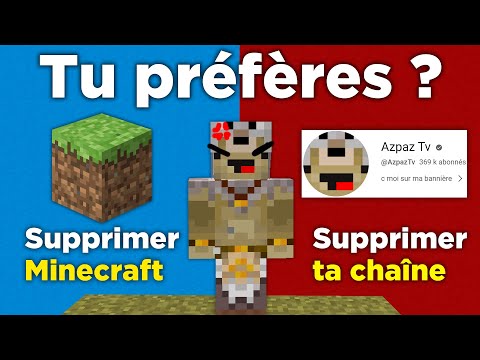 TU PRÉFÈRES EXTRÊME sur Minecraft !! (désolé..)