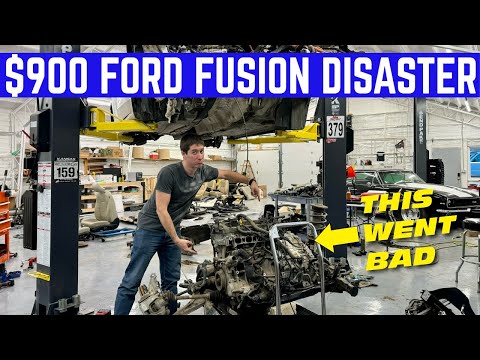 My $900 Ford Fusion BACKFIRED... Wrecked Way WORSE Then We Thought