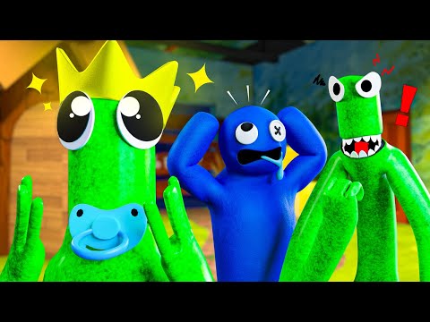 GREEN Has a New BABY GREEN! Roblox Rainbow Friends