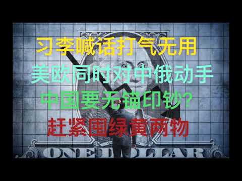 习李喊话稳外资失灵，美欧同时对中俄放杀招！债务失控，无锚印钞要开启？囤黄绿二无正当时！(20240229第1158期)