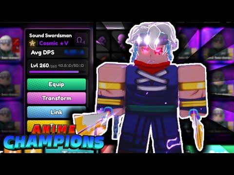 Showcasing NEW Maxed Ascension 5 Godly Cosmic Tengen In Anime Champions..