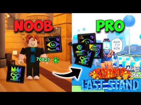 Noob To Pro In Anime Last Stand But I Start OP!