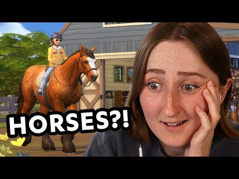 HORSES OFFICIALLY ANNOUNCED FOR THE SIMS 4!!!