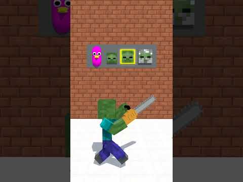 Young Zombie Vs Old Zombie - Opila Bird #shorts