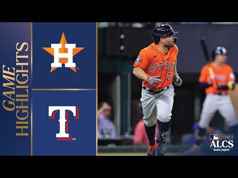 Astros vs. Rangers ALCS Game 5 Highlights (10/20/23) | MLB Highlights