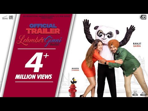 Lehmberginni (Official Trailer) Ranjit Bawa | Mahira Sharma | Punjabi Movie | Punjabi Comedy