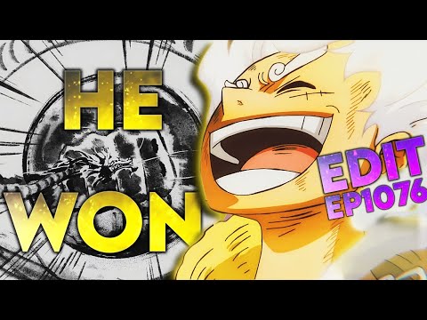 [4K EDIT] Gear 5 Luffy beats Kaido | One Piece AMV/EDIT EP1076
