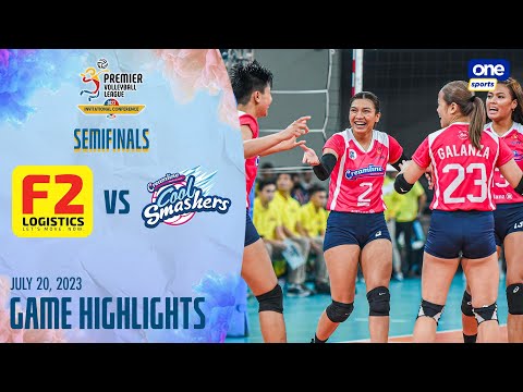 F2 Logistics vs. Creamline semis highlights | 2023 PVL Invitational Conference - July 20, 2023