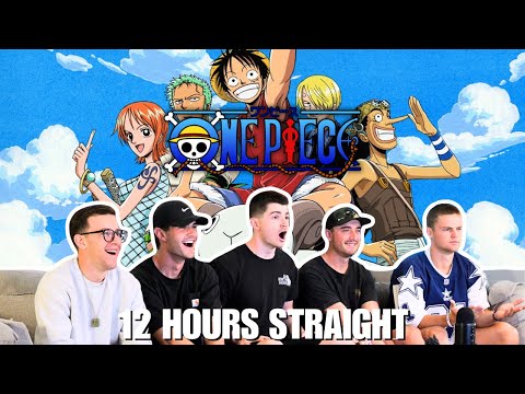 Anime HATERS Watch One Piece For 12 Hours STRAIGHT | Reaction/Review