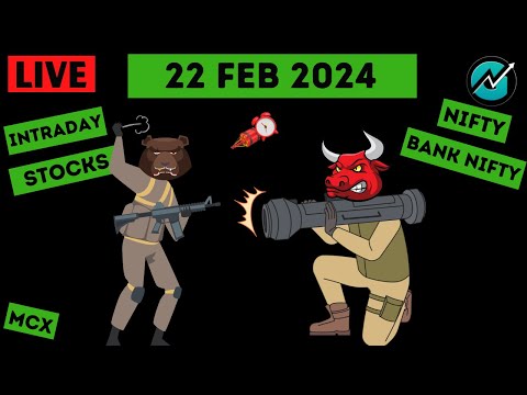 Live Intraday Trading on 22 Feb 2024 | Everyday Expiry Plan | Banknifty technical Strategy | GOC