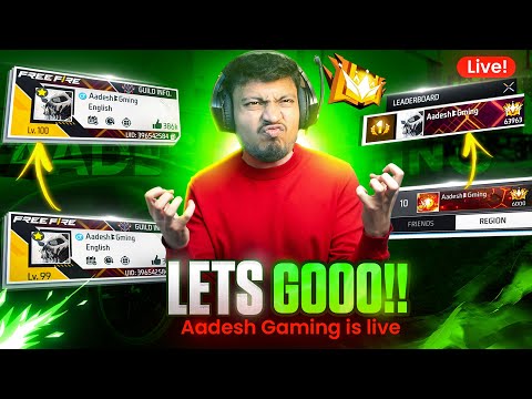 Season 38 Road to Grandmaster Top 1 [ Power Of V Badge 😂 ] 🔴 [Live] #day7