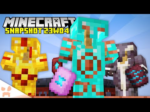 ARMOR TRIMMING! - Minecraft Snapshot 23w04a
