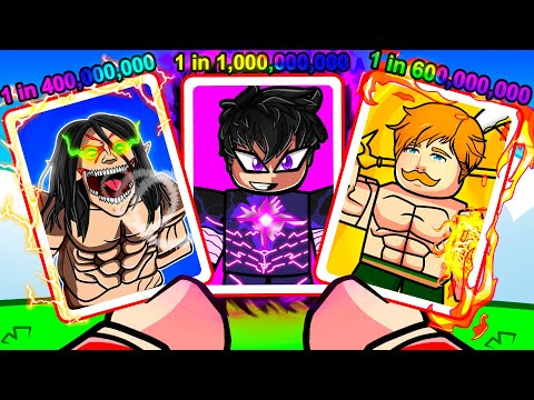 Unpacking 200,000 Cards For The RAREST Anime Characters On Roblox