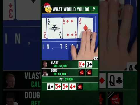 What would you do if you have King Queen against Doug? #poker #pokershorts #pokerfanshome