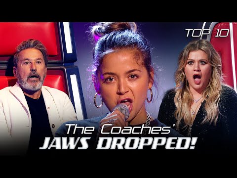 JAW DROPPING Blind Auditions on The Voice | Top 10