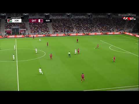 [PES 2021] Jordan vs Qatar | FINAL | AFC Asian Cup Qatar 2023 | Match Live Today - Gameplay