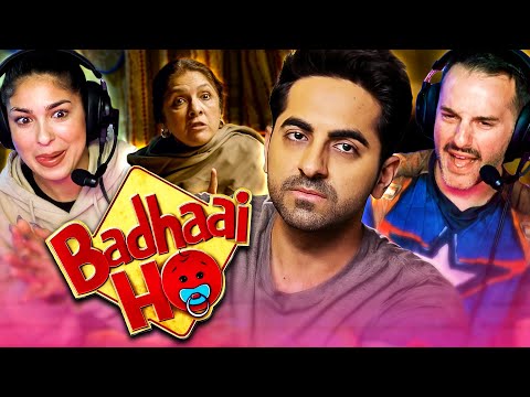 BADHAAI HO Official Trailer Reaction w/ Steph &amp; Andrew! | Ayushmann Khurrana | Sanya Malhotra