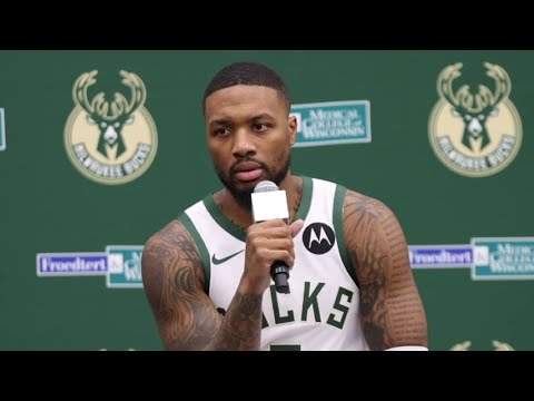 Damian Lillard on Getting Traded to the Bucks - FULL INTERVIEW | 2023 NBA Media Day
