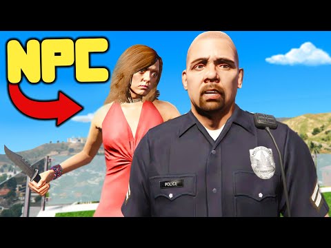 NPC Hitman Takes Out Cops in GTA 5 RP
