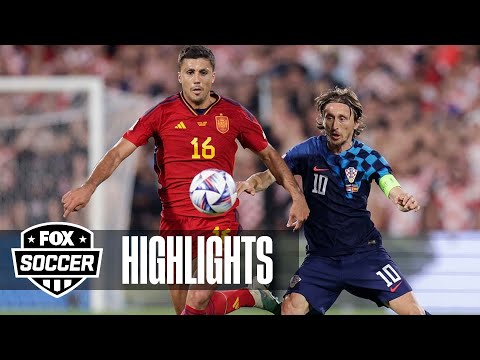 Croatia vs. Spain Highlights | UEFA Nations League Final