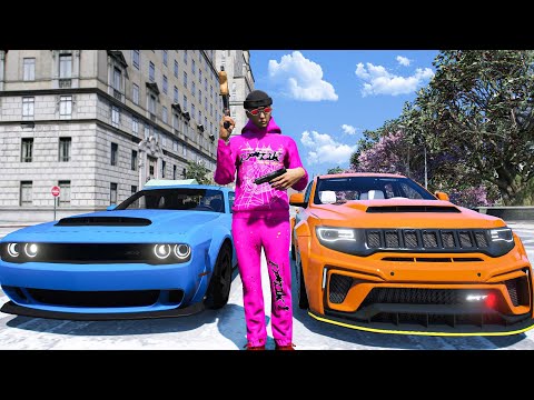 Stealing people&#039;s Cars in O Block in GTA 5 RP!