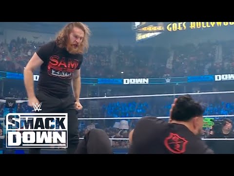 SAMI ZAYN ATTACKS ROMAN REIGNS; BLOODLINE CHAOS! | WWE SmackDown Highlights 2/3/23 | WWE on USA