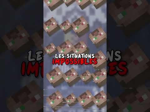 Les Situations IMPOSSIBLES sur Minecraft 29 #shorts
