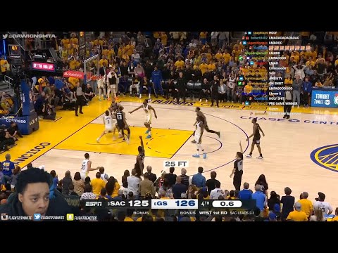 FlightReacts To #3 KINGS at #6 WARRIORS | FULL GAME 4 HIGHLIGHTS | April 23, 2023!