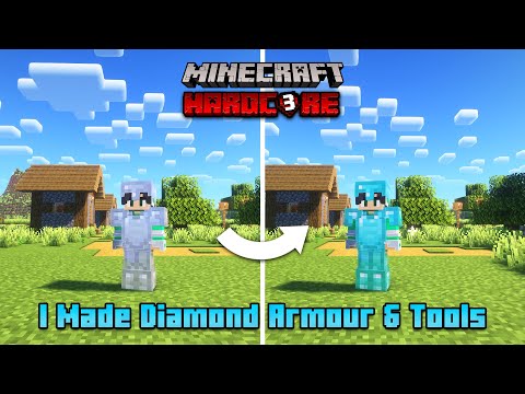 I Made Diamond Armor And Tools | Minecraft Hardcore #3 | Raju Gaming