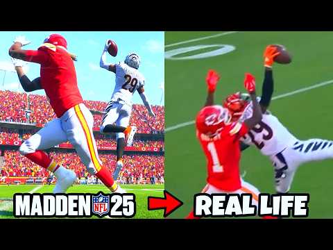 I Recreated TOP PLAYS From NFL Week 2 in Madden 25!