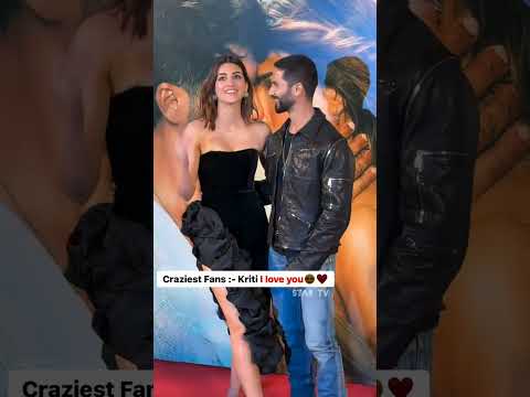 Kriti Sanon and Shahid Kapoor At Movie Trailer Launch 😍🔥