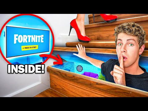 I Built 4 SECRET Rooms You&#039;d Never Find!