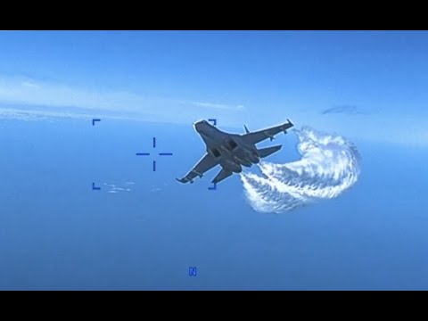 Video Shows Russian Fighter Hitting USAF Drone