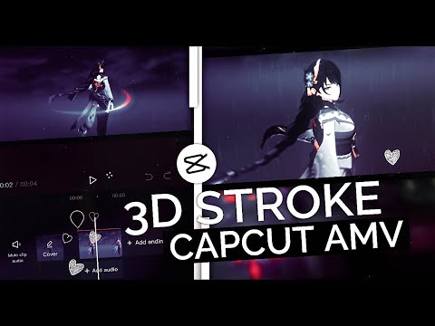 3D Glowing Stroke (It Only Takes 1 Minute) || CapCut AMV Tutorial