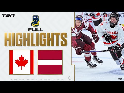 Canada vs. Latvia FULL HIGHLIGHTS -- 2024 World Junior Championship