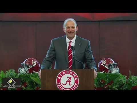 Alabama introduces Kalen Deboer as new Crimson Tide football coach